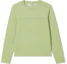 Order (W) AIGLE Polartec Crewneck Hijau Sweatshirt Kasual Luar Rumah AQ252