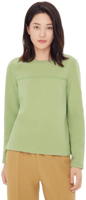 (W) AIGLE Polartec Crewneck Hijau Sweatshirt Kasual Luar Rumah AQ252 Lookbook (W) AIGLE Polartec Crewneck Hijau Sweatshirt Kasual Luar Rumah AQ252