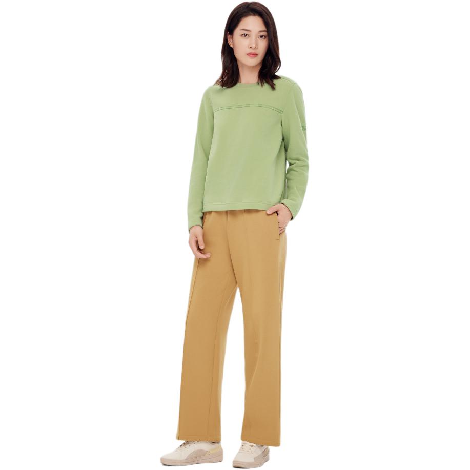 (Women) AIGLE Polartec Green Crewneck Pullover Sweatshirt - Outdoor Casual Wear AQ252 圖 4