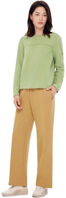 (W) AIGLE Polartec Crewneck Hijau Sweatshirt Kasual Luar Rumah AQ252 Shop (W) AIGLE Polartec Crewneck Hijau Sweatshirt Kasual Luar Rumah AQ252