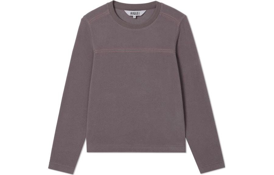 (Women) AIGLE Polartec Outdoor Crewneck Pullover Sweatshirt Women - Smoky Purple AQ253 圖 2