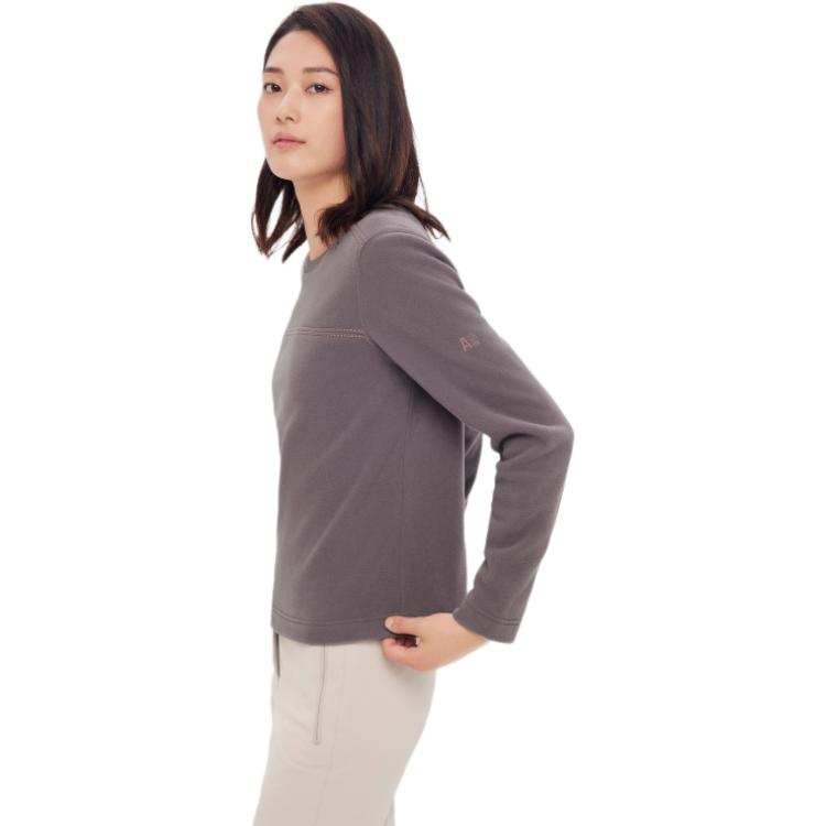 (Women) AIGLE Polartec Outdoor Crewneck Pullover Sweatshirt Women - Smoky Purple AQ253 圖 3