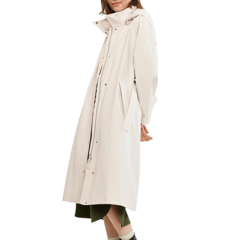 (Women) AIGLE Sand Pink GORE-TEX Waterproof Windproof Mid-Length Jacket AY833