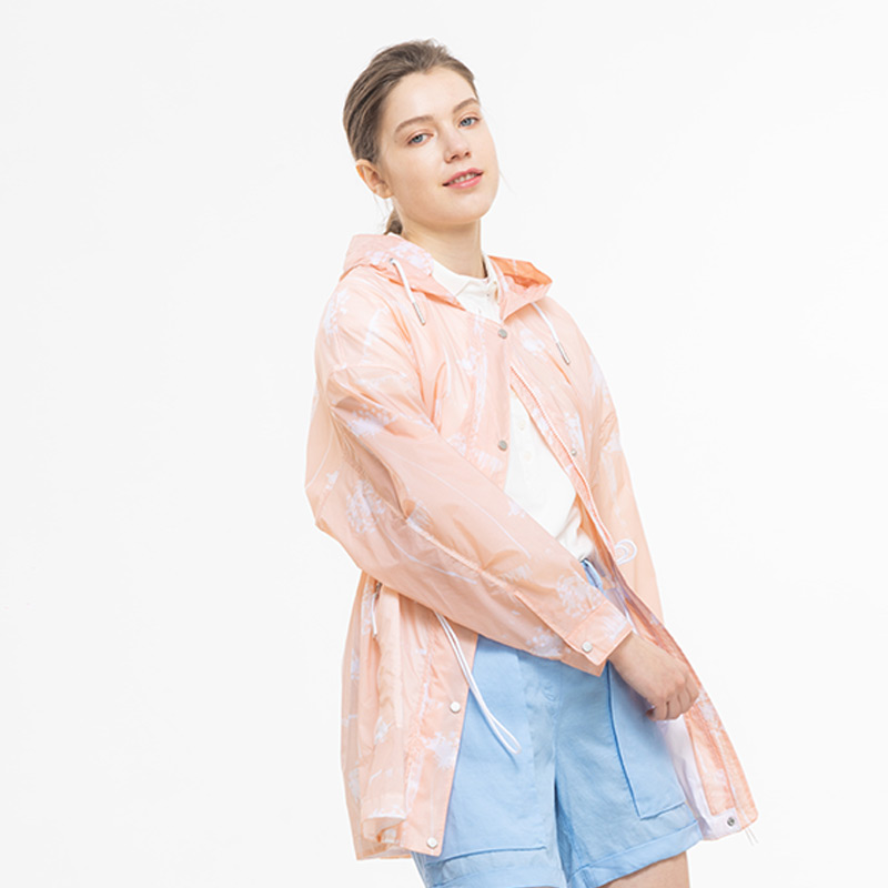 (Women) AIGLE SIMONE PR Lightweight Water-Resistant Pink Jacket for Women J5035 圖 4