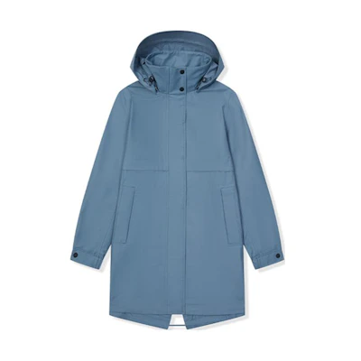 (Women) AIGLE Solid Outdoor Sports Jacket Mirage Blue Q80244