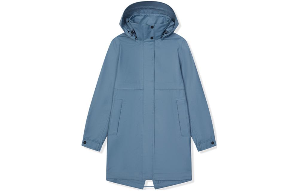 (Women) AIGLE Solid Outdoor Sports Jacket Mirage Blue Q80244 圖 2