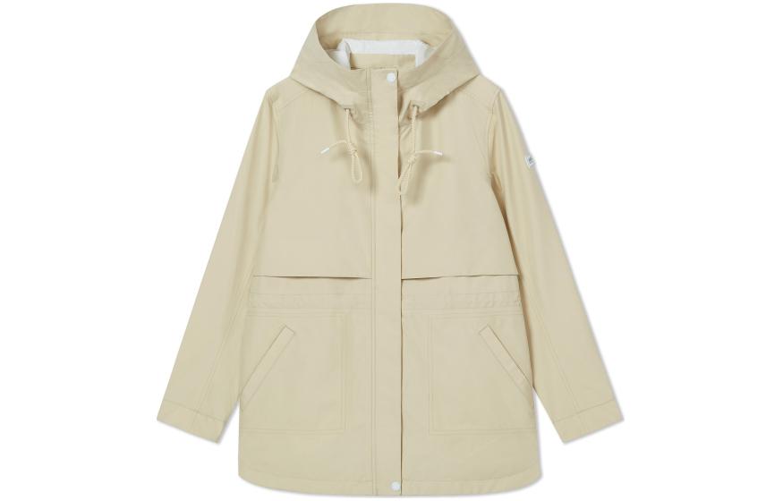 (Women) AIGLE Waterproof Windproof Breathable Hooded Jacket - Light Sand AL372