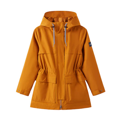 (Women) AIGLE Waterproof Windproof Breathable Jacket - Mustard Yellow BD672