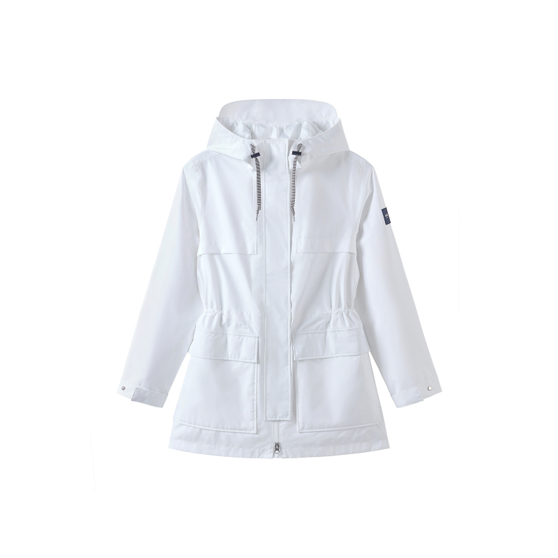 (Women) AIGLE Waterproof Windproof Breathable Outdoor Jacket - Bright White BD671