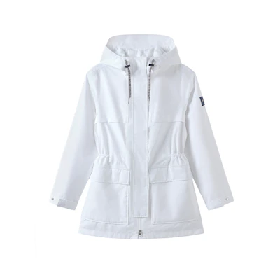 (Women) AIGLE Waterproof Windproof Breathable Outdoor Jacket - Bright White BD671