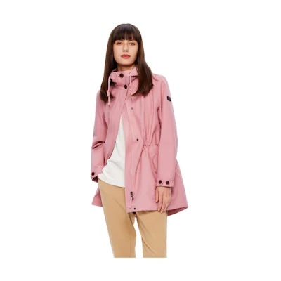 (Women) AIGLE Waterproof Windproof Outdoor Hooded Jacket Light Pink AR683