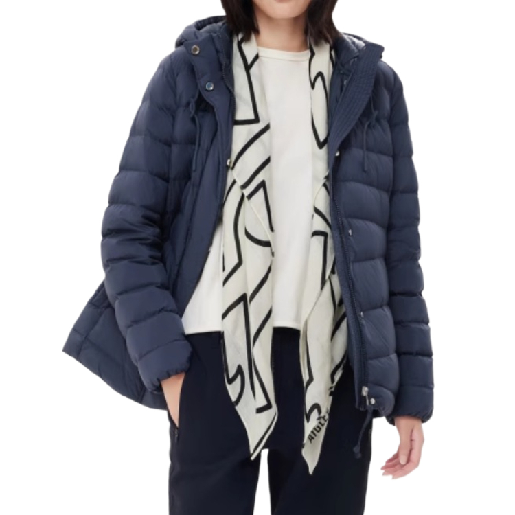 (Women) AIGLE Women’s Empire Navy Water-Resistant Hooded Down Jacket. AR443 圖 4