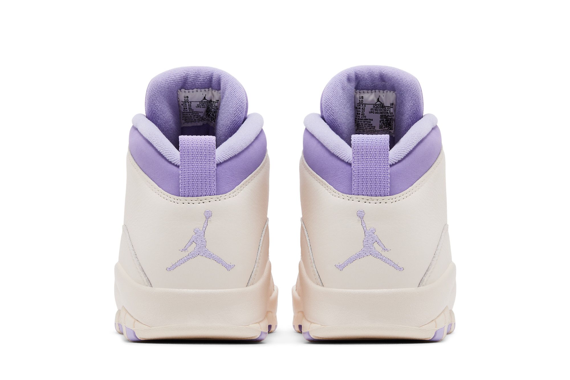 Details for (W) Air Jordan 10 Retro ''Hortensias'' IQ0388-101