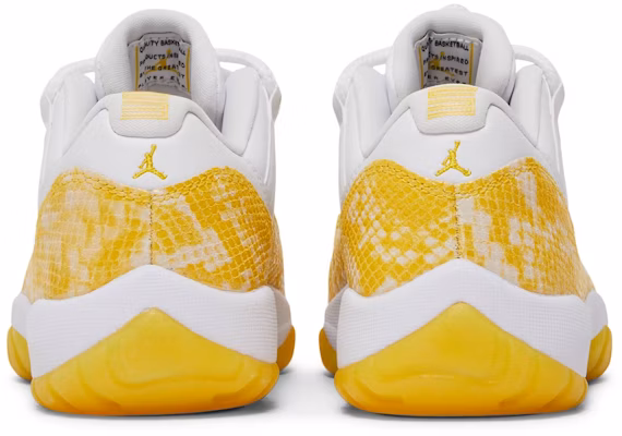 (Women) Air Jordan 11 Retro Low 'Yellow Python' AH7860-107 Details for (Women) Air Jordan 11 Retro Low 'Yellow Python' AH7860-107