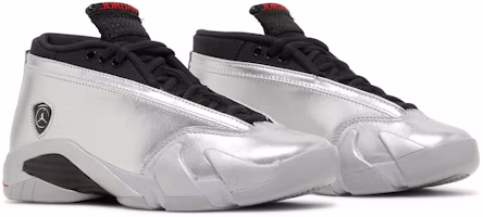 Cheap (W) Air Jordan 14 Low 'Plateado Metálico' DH4121-060