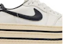 Lookbook (W) Air Jordan 1 ''Triple Stack - Sail Coconut Milk'' dalam Warna Krim Santan. HV8288-100
