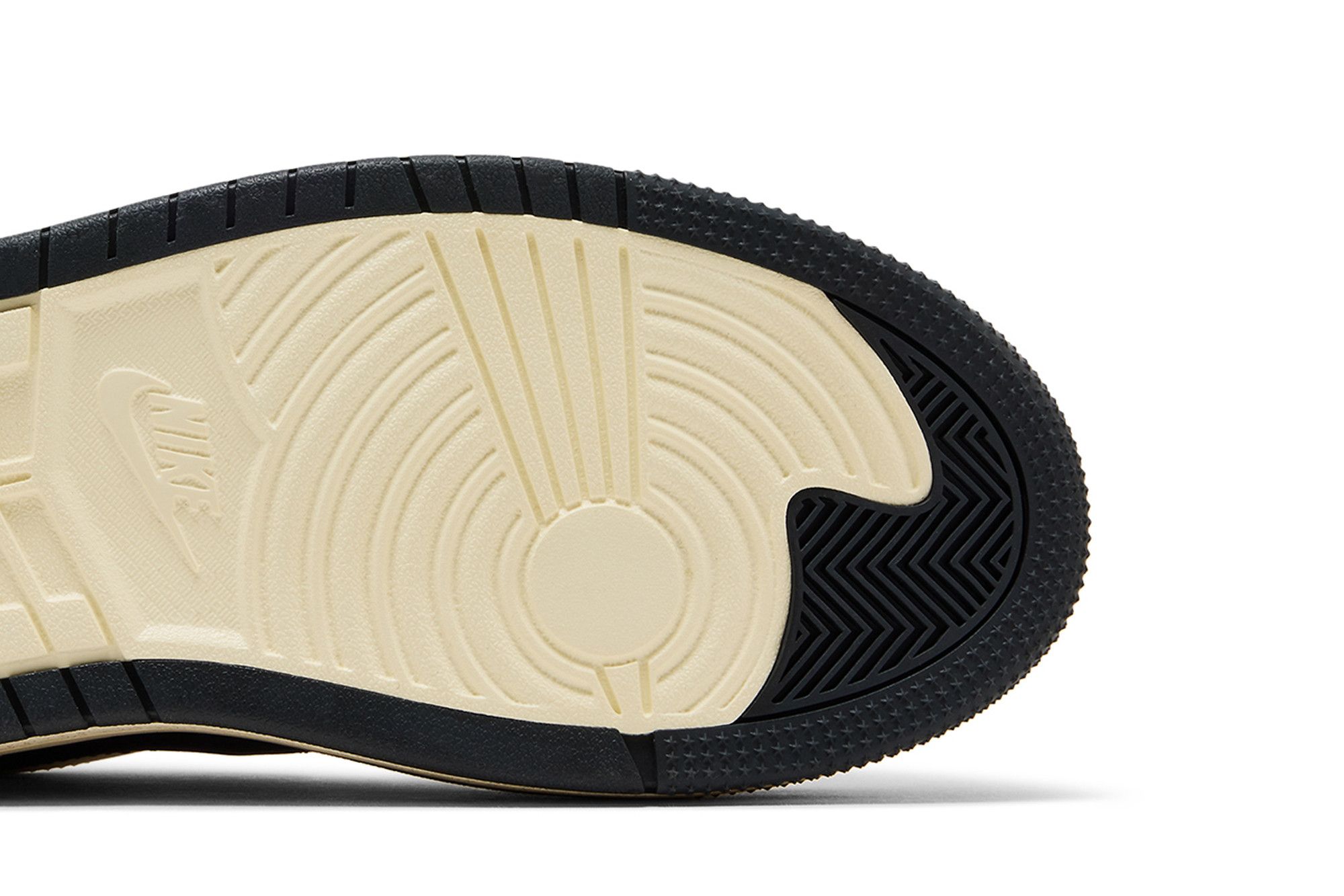 Details for (W) Air Jordan 1 ''Triple Stack - Sail Coconut Milk'' dalam Warna Krim Santan. HV8288-100