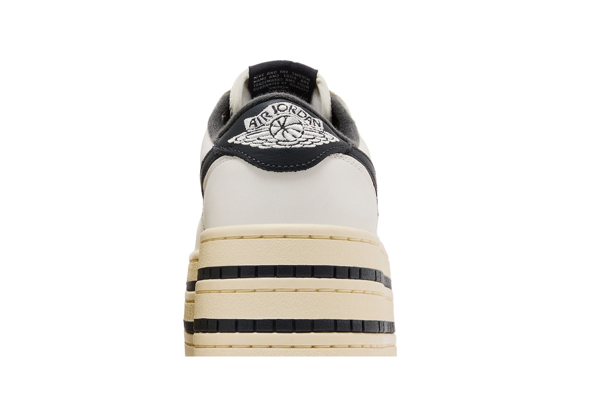 Cheap (W) Air Jordan 1 ''Triple Stack - Sail Coconut Milk'' dalam Warna Krim Santan. HV8288-100