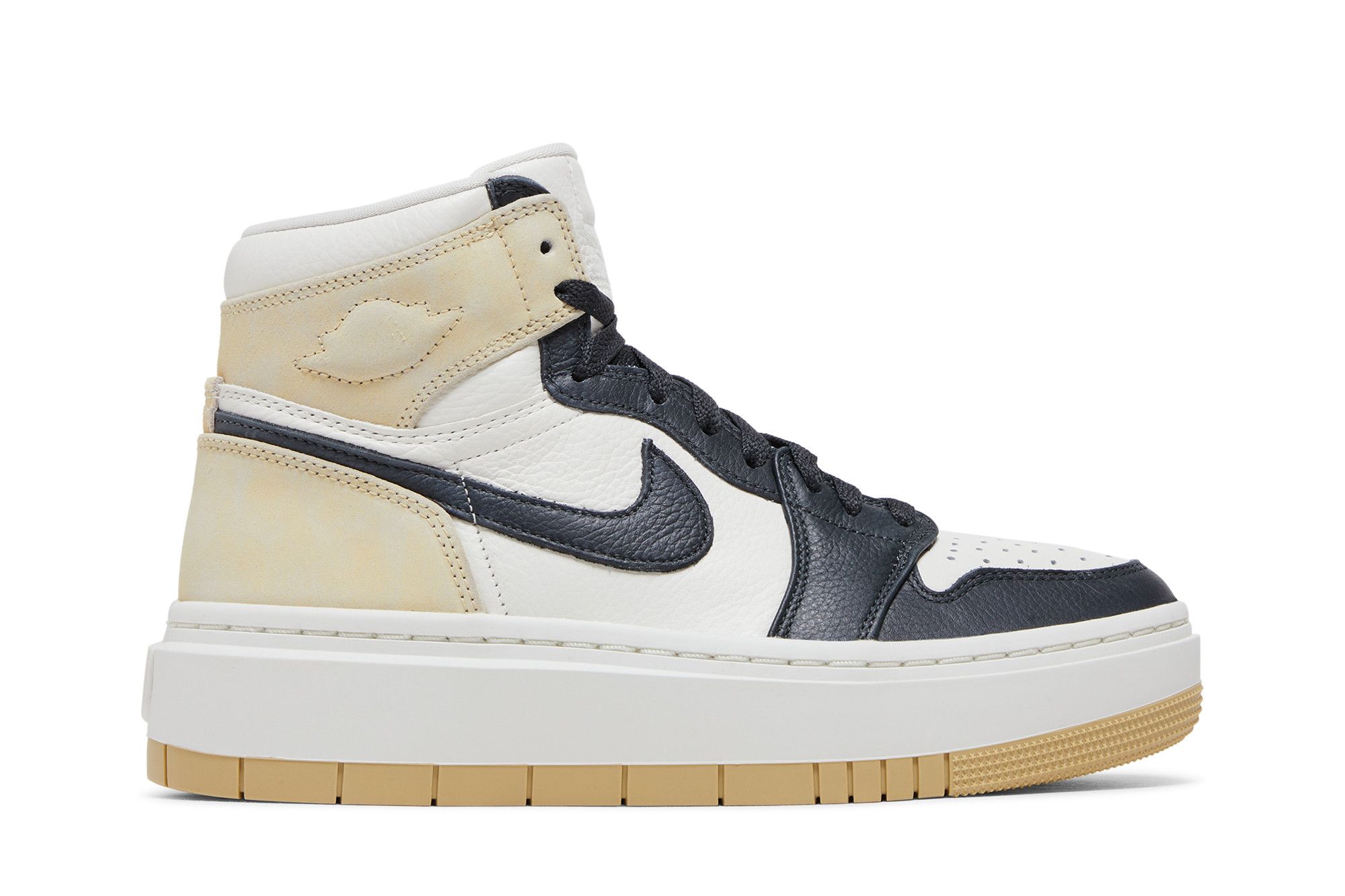 (Women) Air Jordan 1 Elevate High Beige Black Toe DN3253-700