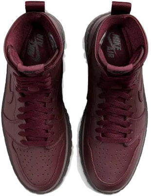 (女款)Air Jordan 1 高筒布魯克林「勃艮第粉碎」FJ5737-600 Lookbook (女款)Air Jordan 1 高筒布魯克林「勃艮第粉碎」FJ5737-600