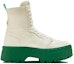 Order (W) Air Jordan 1 Tinggi Brooklyn 'Coconut Milk Pine Green'. FJ5737-103