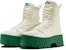 (W) Air Jordan 1 Tinggi Brooklyn 'Coconut Milk Pine Green'. FJ5737-103