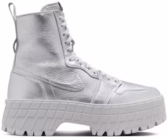 (Women) Air Jordan 1 High Brooklyn 'Metallic Silver' FJ5737-002 (Women) Air Jordan 1 High Brooklyn 'Metallic Silver' FJ5737-002