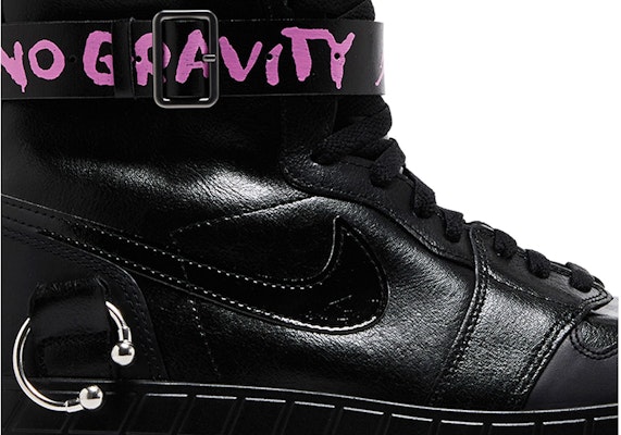 喬丹 Air Jordan 1 Brooklyn 舒適緩衝長筒靴 短靴 中跟 女款 黑紫色 Order 喬丹 Air Jordan 1 Brooklyn 舒適緩衝長筒靴 短靴 中跟 女款 黑紫色