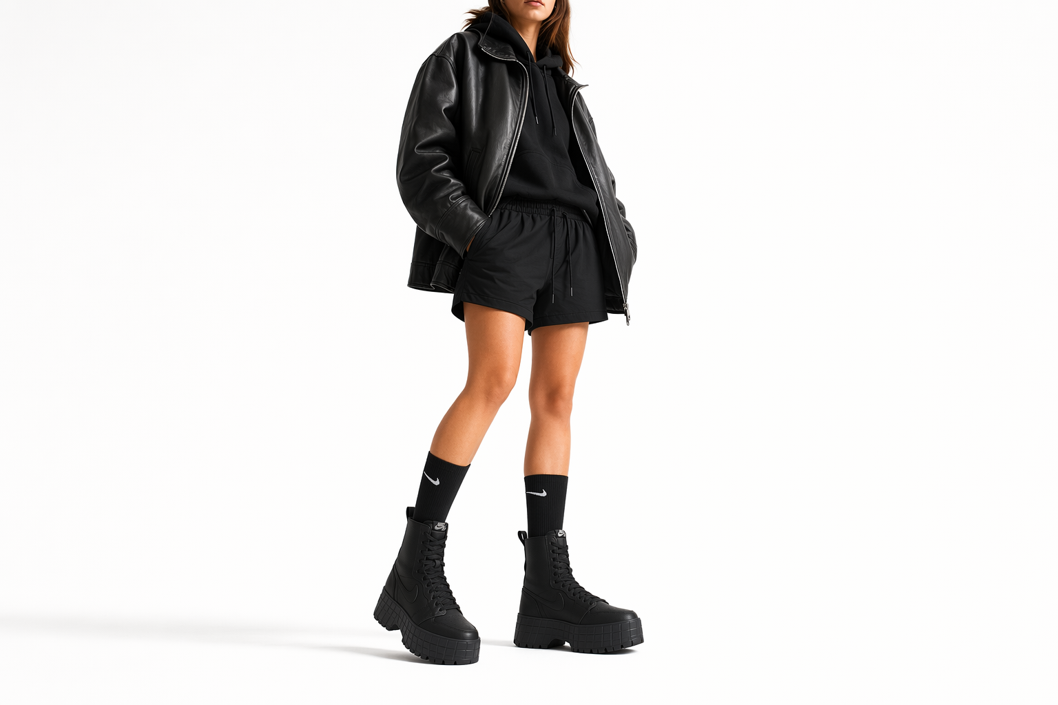 Order (Women) Air Jordan 1 High Brooklyn 'Triple Black' FJ5737-001