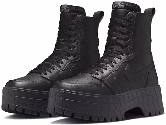 (Women) Air Jordan 1 High Brooklyn 'Triple Black' FJ5737-001 Lookbook (Women) Air Jordan 1 High Brooklyn 'Triple Black' FJ5737-001