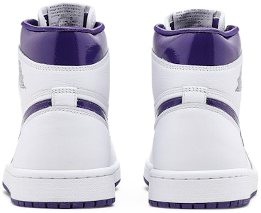 (W) Air Jordan 1 High OG 'Court Purple' Ungu Mahkamah CD0461-151 Details for (W) Air Jordan 1 High OG 'Court Purple' Ungu Mahkamah CD0461-151