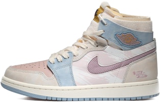 (Women) Air Jordan 1 High Zoom Air CMFT 'Pastel Pink' DQ5092-651(Team10-TaickQD) (Women) Air Jordan 1 High Zoom Air CMFT 'Pastel Pink' DQ5092-651(Team10-TaickQD)