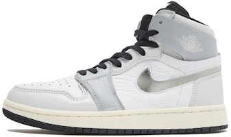 (Women) Air Jordan 1 High Zoom CMFT 2 'Chrome Swoosh' FJ4652-100 (Women) Air Jordan 1 High Zoom CMFT 2 'Chrome Swoosh' FJ4652-100