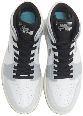 (Women) Air Jordan 1 High Zoom CMFT 2 'Chrome Swoosh' FJ4652-100 Lookbook (Women) Air Jordan 1 High Zoom CMFT 2 'Chrome Swoosh' FJ4652-100