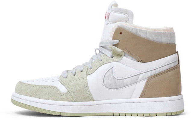 (W) Air Jordan 1 High Zoom CMFT 'Olive Aura' Lelaki & Wanita CT0979-102 Lookbook (W) Air Jordan 1 High Zoom CMFT 'Olive Aura' Lelaki & Wanita CT0979-102