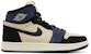 (W) Air Jordan 1 High Zoom Comfort 2 'Hitam Biru Navy' DV1305-104