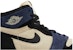 (W) Air Jordan 1 High Zoom Comfort 2 'Hitam Biru Navy' DV1305-104