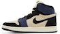 (W) Air Jordan 1 High Zoom Comfort 2 'Hitam Biru Navy' DV1305-104