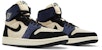 (W) Air Jordan 1 High Zoom Comfort 2 'Hitam Biru Navy' DV1305-104