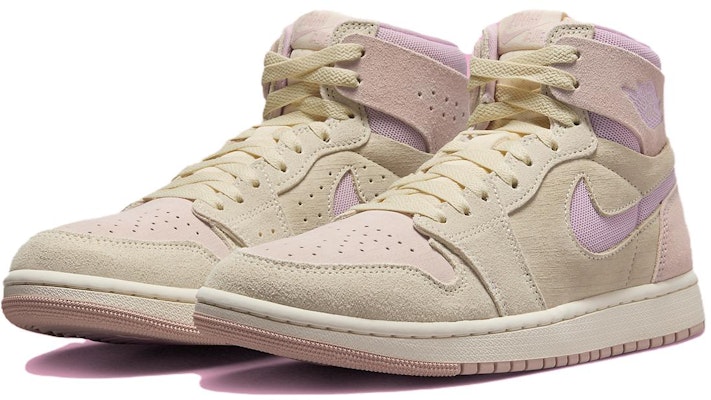 (Women) Air Jordan 1 High Zoom Comfort 2 'Muslin Plum Chalk' DV1305-100 Lookbook (Women) Air Jordan 1 High Zoom Comfort 2 'Muslin Plum Chalk' DV1305-100