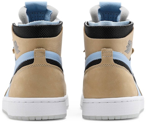 (W) Air Jordan 1 High Zoom Comfort 'Psychic Blue Sesame' Lelaki CT0979-400 Details for (W) Air Jordan 1 High Zoom Comfort 'Psychic Blue Sesame' Lelaki CT0979-400