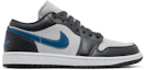 Buy (W) Air Jordan 1 Low ''Anthracite Industrial Blue'' Pria Wanita Sneakers Indonesia DC0774-040