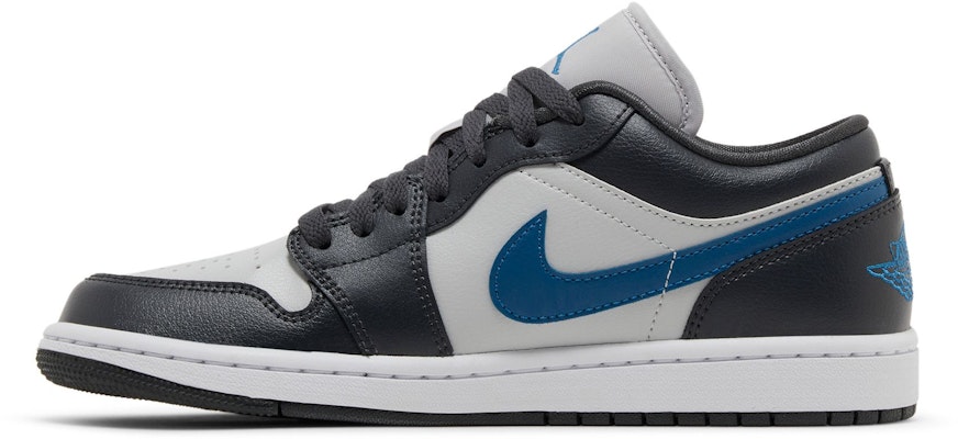 (Women) Air Jordan 1 Low 'Anthracite Industrial Blue' DC0774-040 Lookbook (Women) Air Jordan 1 Low 'Anthracite Industrial Blue' DC0774-040