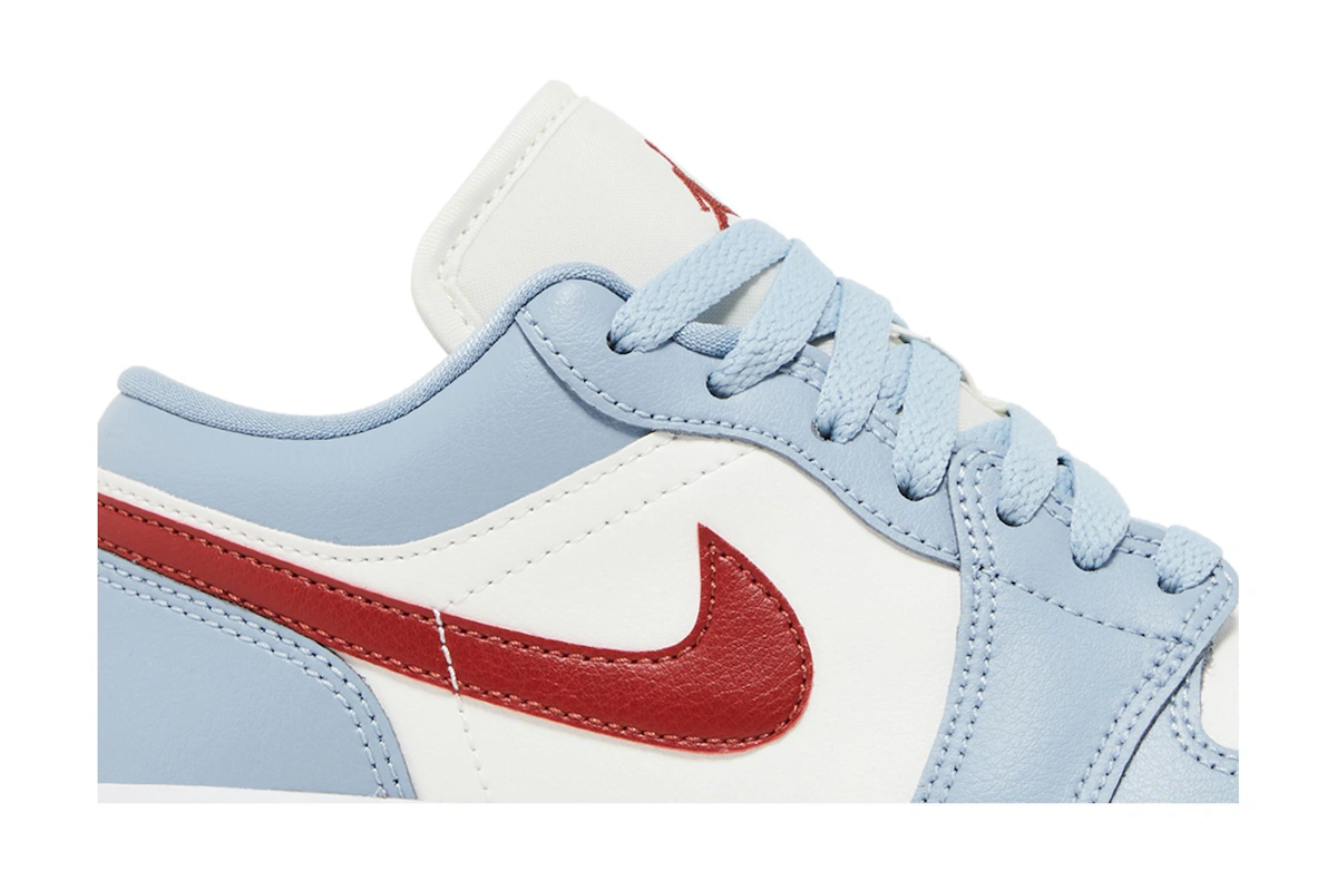 (Women) Air Jordan 1 Low 'Blue Whisper Dune Red'