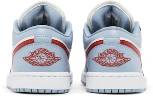 (W) Air Jordan 1 低帮 '蓝色低语沙丘红' DC0774-164 Details for (W) Air Jordan 1 低帮 '蓝色低语沙丘红' DC0774-164