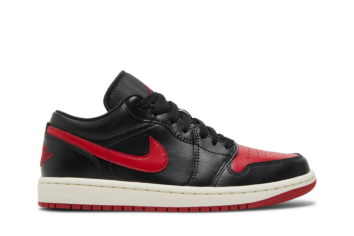 (Women) Air Jordan 1 Low 'Bred Sail' DC0774-061