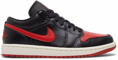 (Women) Air Jordan 1 Low 'Bred Sail' DC0774-061 (Women) Air Jordan 1 Low 'Bred Sail' DC0774-061