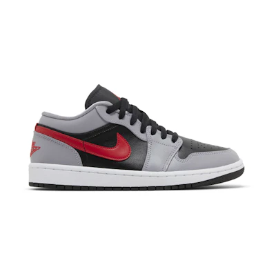 (W) Jordan 1 Low 'Cement Fire Red'