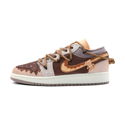 (W) Jordan 1 Low 'Chocolate Iced Donut'