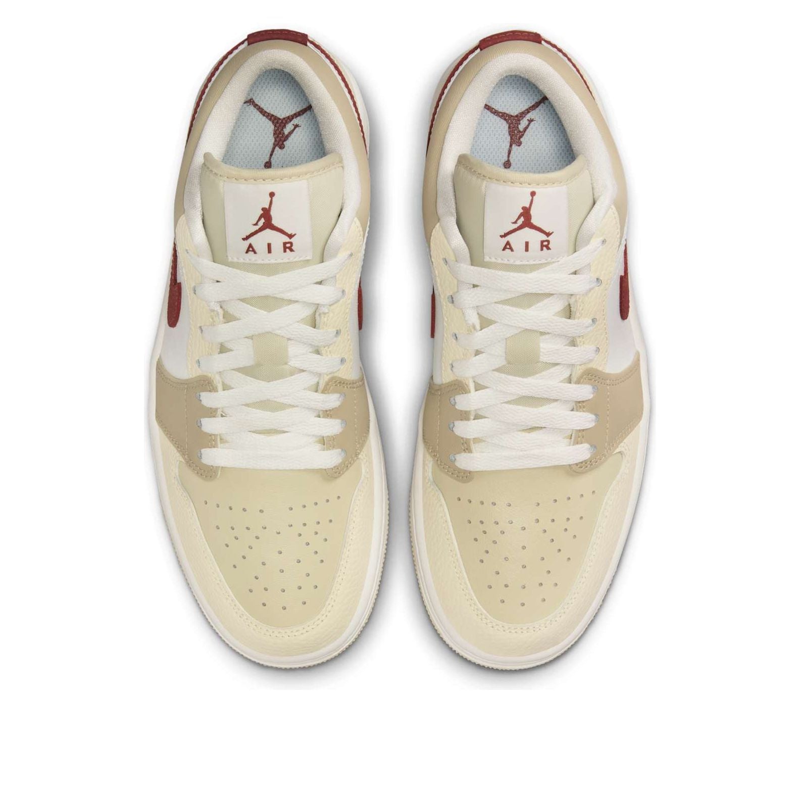 Shop (W) Air Jordan 1 Low '沙漠卡其红棕' HV6530-100